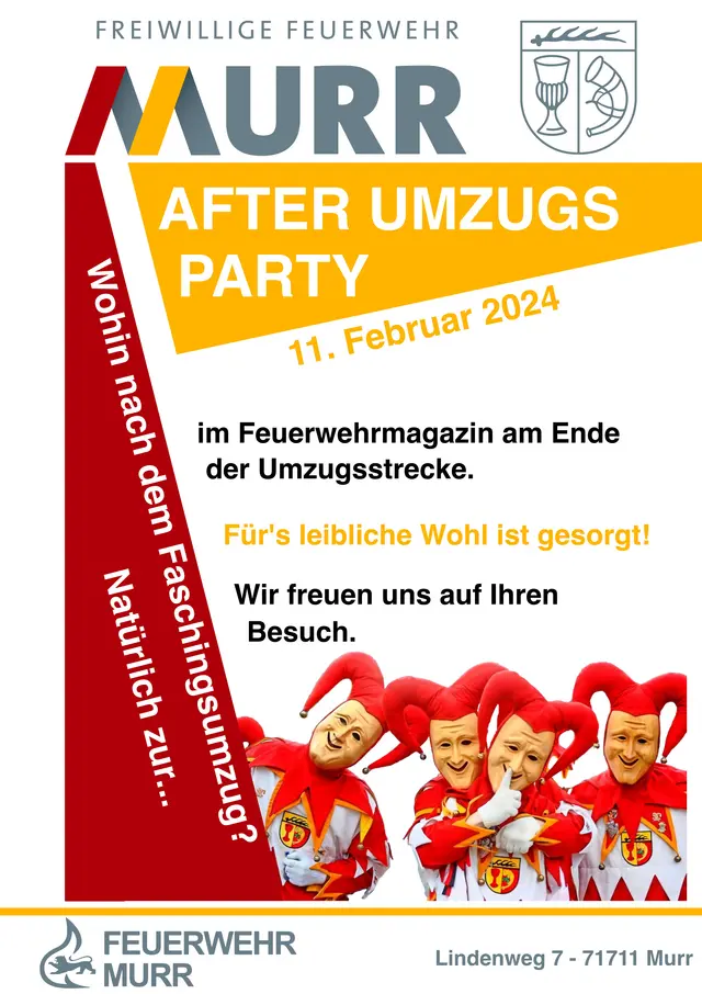 Einladung zur After Umzugs Party