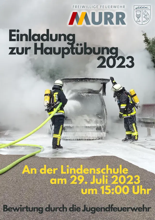 Hauptübung am 29. Juli